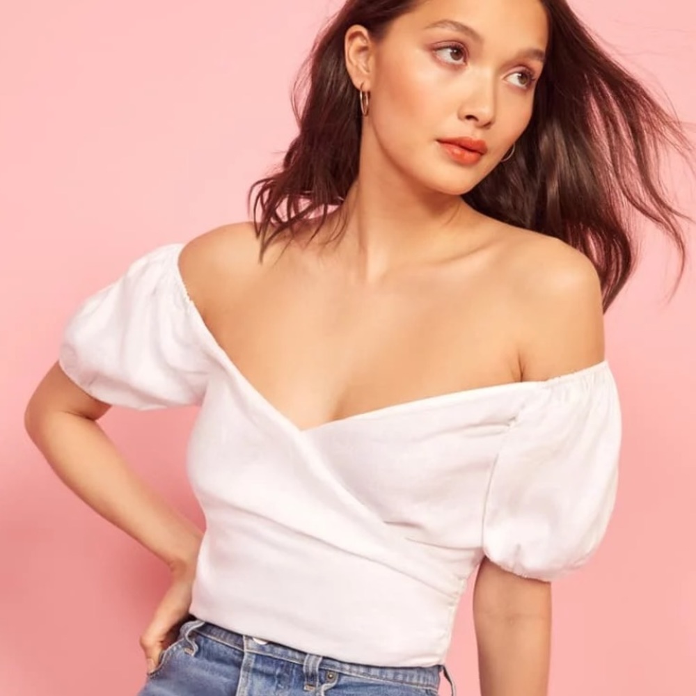 Reformation Framboise Top